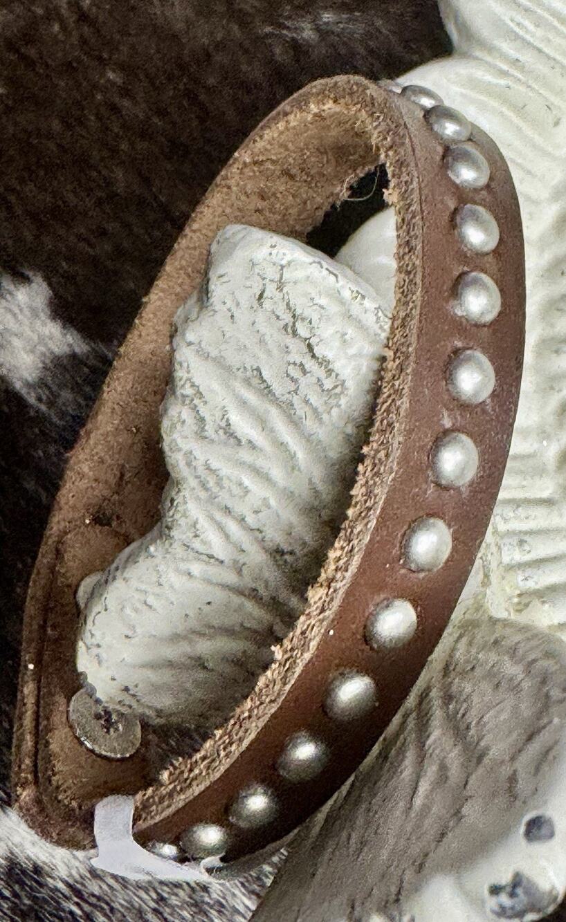 Plunder Design Trendy Fashion Jewelry Jessamine Brown Leather Bangle Bracelet